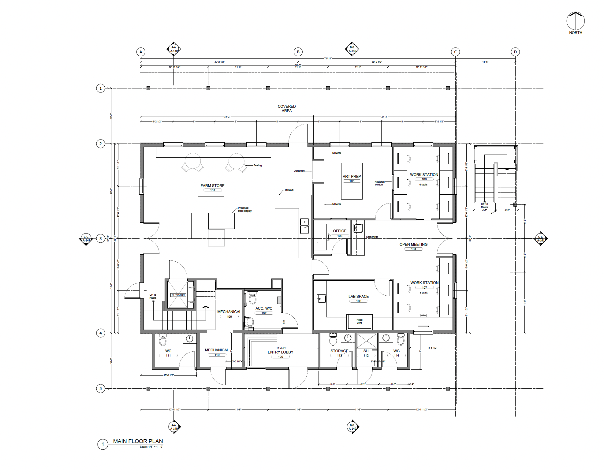 Barn floor plan